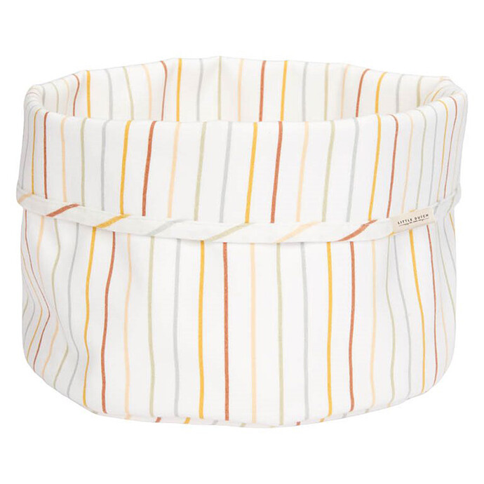 Panier de Commode Rond Vintage - Sunny Stripes Little Dutch