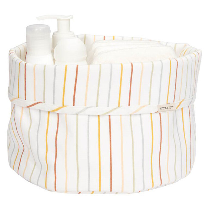 Panier de Commode Rond Vintage - Sunny Stripes Little Dutch