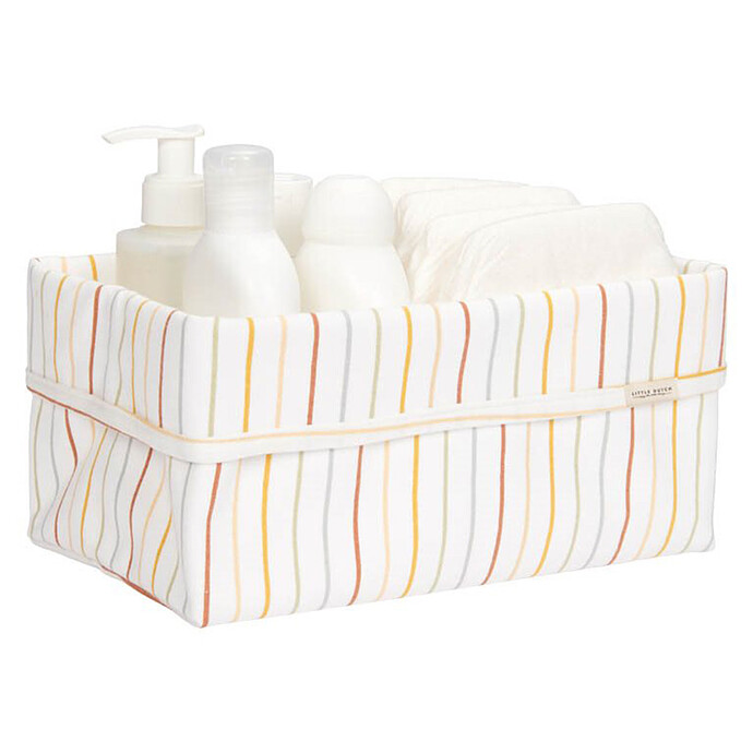 Panier de Commode Grand Vintage - Sunny Stripes Little Dutch