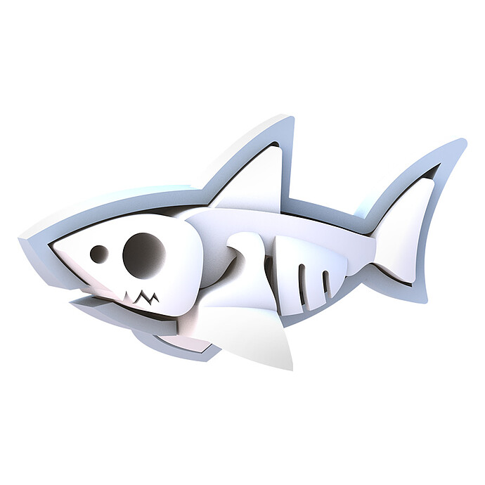 Requin Blanc et Habitat Half Ocean Halftoys