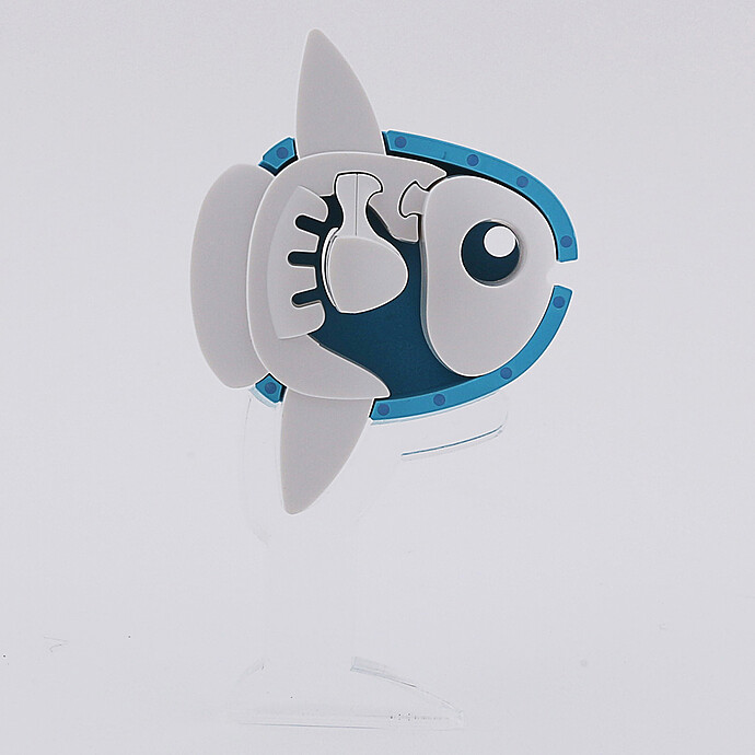Poisson Lune et Habitat Half Ocean Halftoys