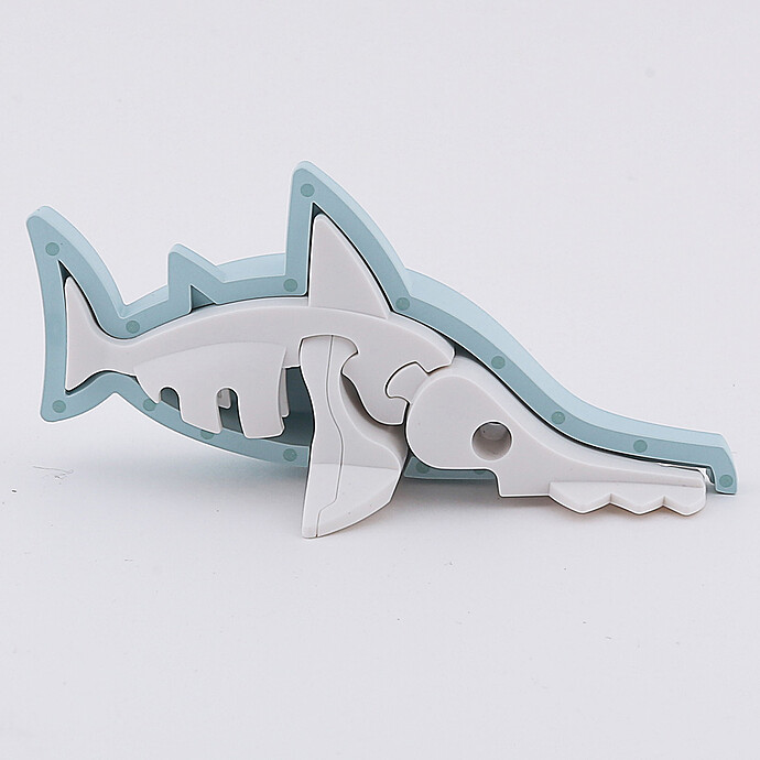 Requin Scie et Habitat Half Ocean Halftoys
