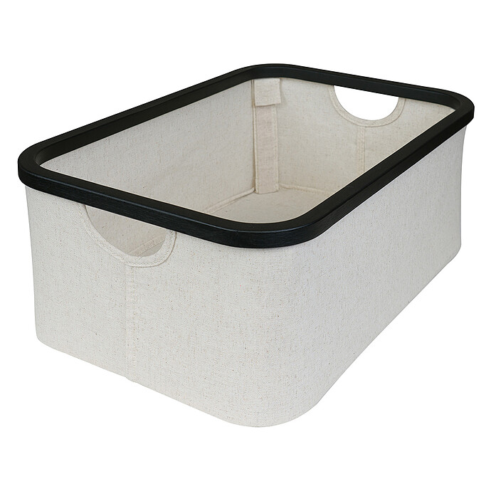 Panier de Table à Langer - Beige Black Quax