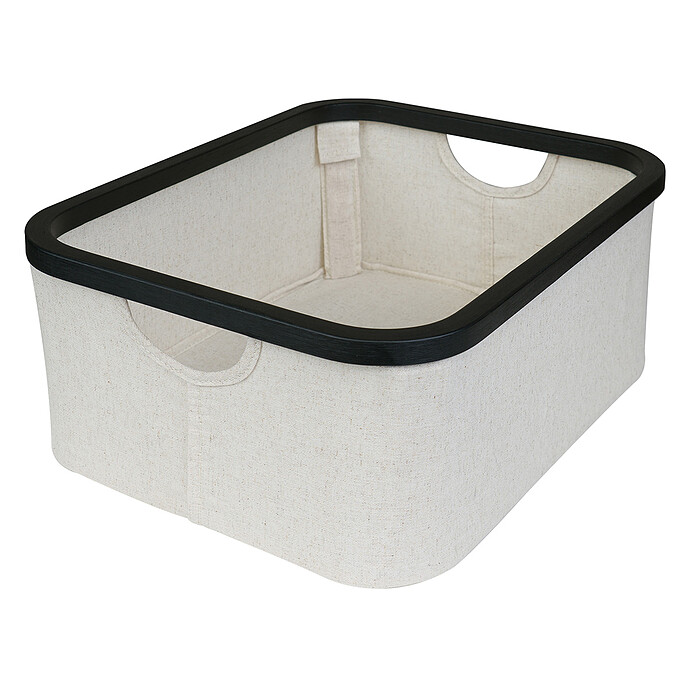 Panier de Meuble de Bain Smart - Beige Black Quax