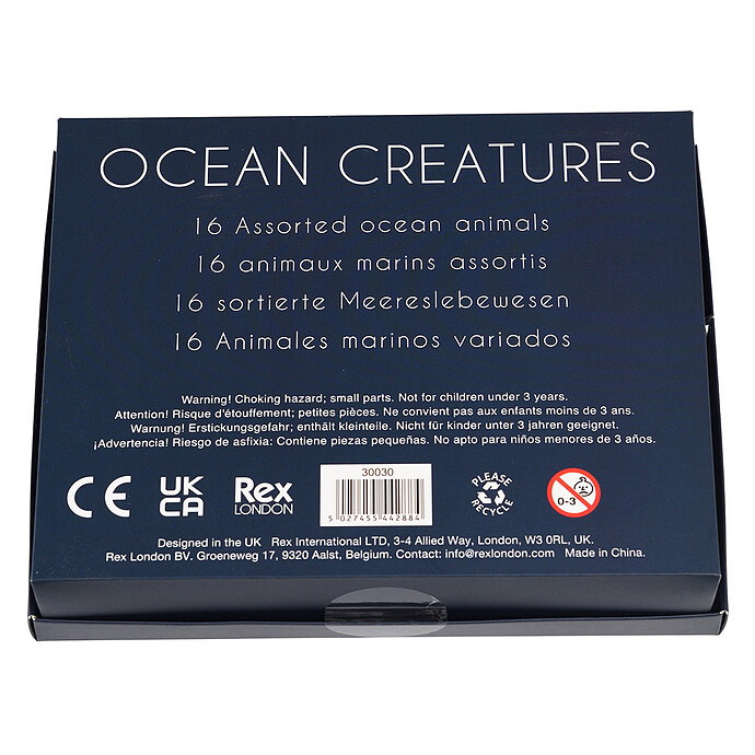 Achat Boite de 16 Figurines Animaux de l'Océan