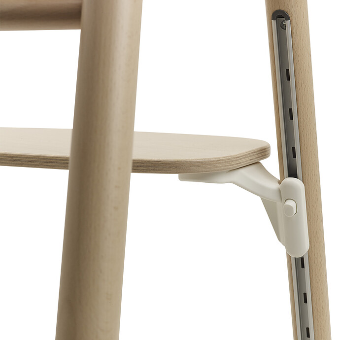 Chaise Haute Bugaboo Giraffe - Bois Neutre et Blanc pas cher