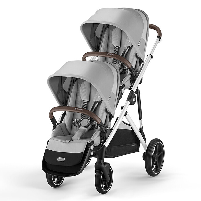 Achat Siège Supplémentaire Gazelle S Châssis Silver - Lava Grey
