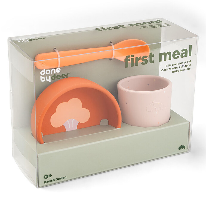 Coffret Premiers Repas 3 Pièces - Papaye Done by Deer