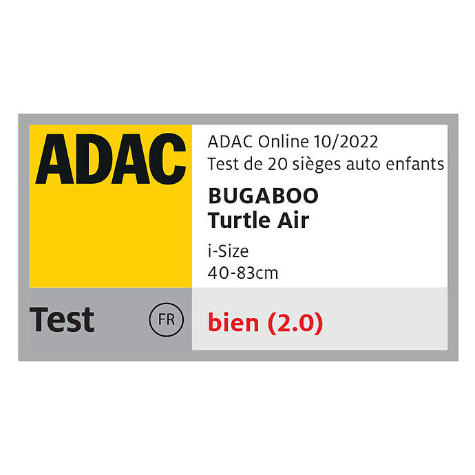 Achat Siège Auto Turtle Air by Nuna i-Size Groupe 0+ - Noir