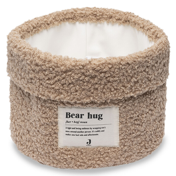 Panier de Rangement Boucle - Biscuit Jollein
