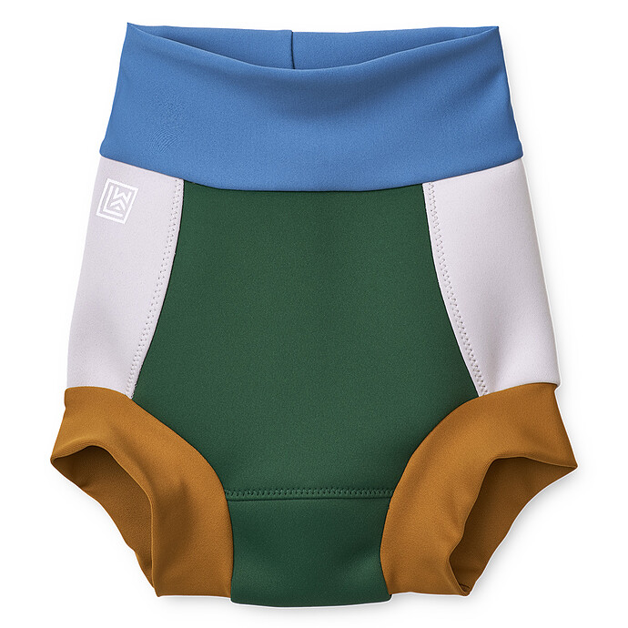Maillot de Bain Couche Valentin Garden Green Multi Mix - 6 Mois Liewood