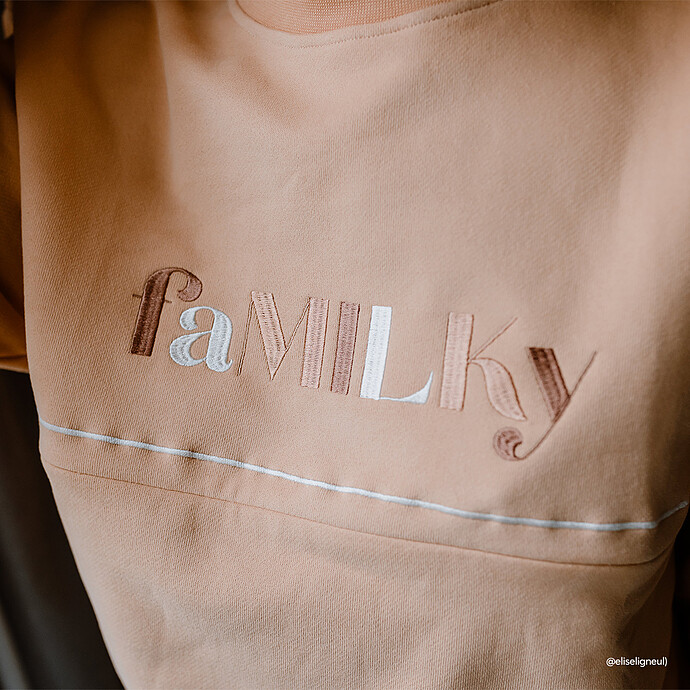 Avis Sweat d'Allaitement faMILKy Abricot - XL