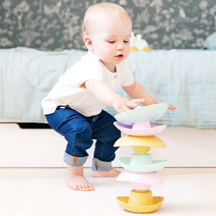 Coffret de 3 Jouets d'Eveil - Rose Le Jouet Simple