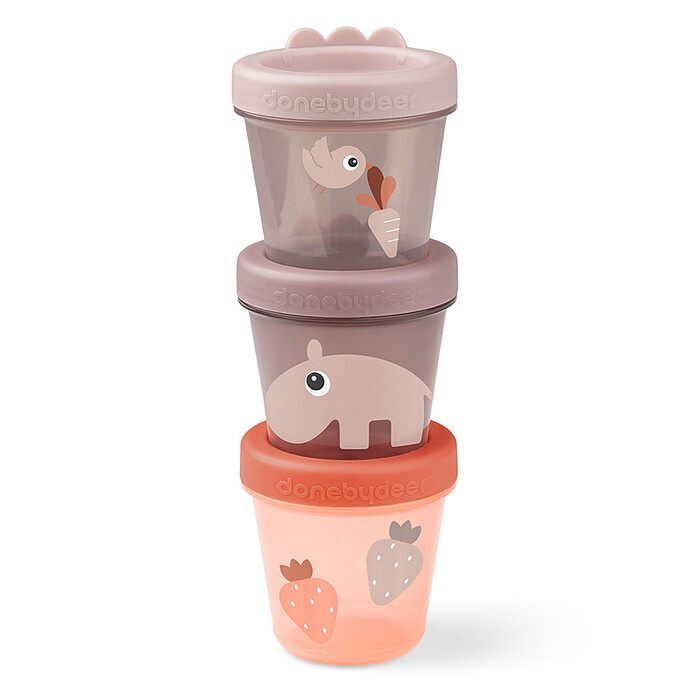 Lot de 3 Pots de Conservation - Ozzo Rose Done by Deer