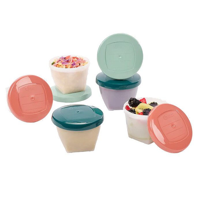 Lot de 6 Babybols Biosourcés 180 ml - Multicolore Babymoov