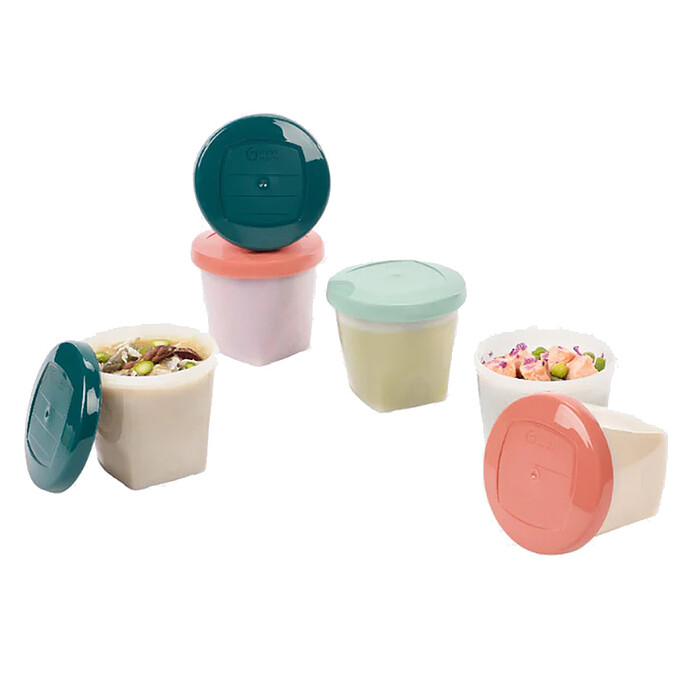 Lot de 6 Babybols Biosourcés 250 ml - Multicolore Babymoov