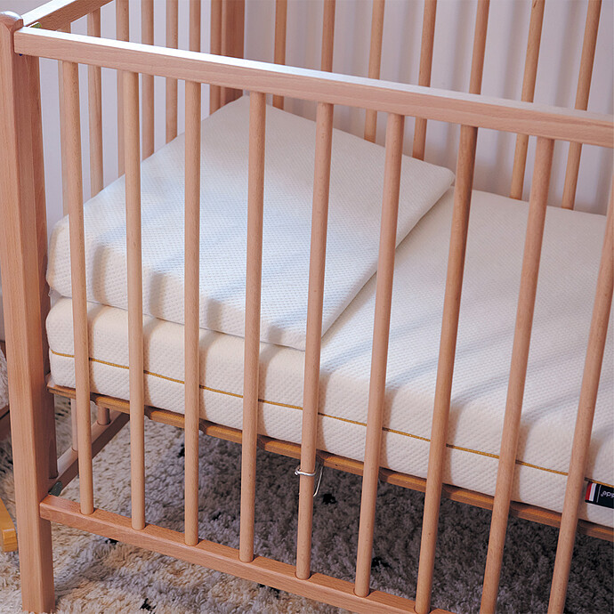 Achat Plan Incliné 10° Organic Coton pour Lit 60 x 120 cm - Beige