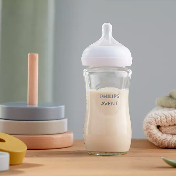 Biberon Natural Response Verre - 240 ml (Philips Avent) - Image 2