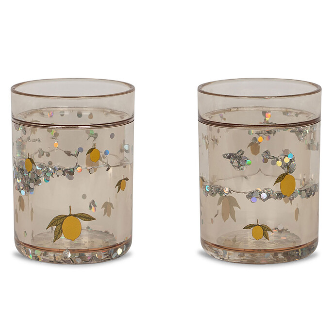 Lot de 2 Verres Magiques Lemon - 180 ml Konges Sløjd