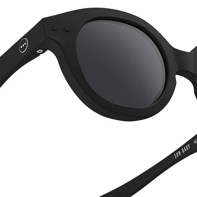 Lunettes de Soleil Baby #C 0/9 Mois - Black IZIPIZI
