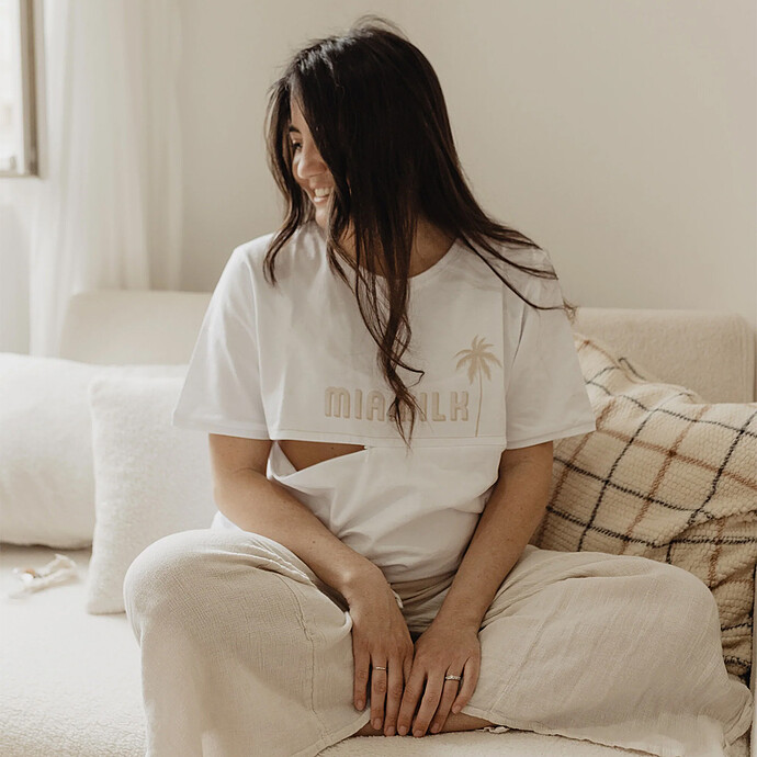 T-shirt d'Allaitement Miamilk - XL You&Milk