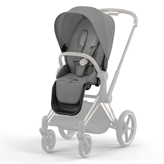 Habillage de Siège Priam 4 et e-Priam 2 - Mirage Grey Cybex