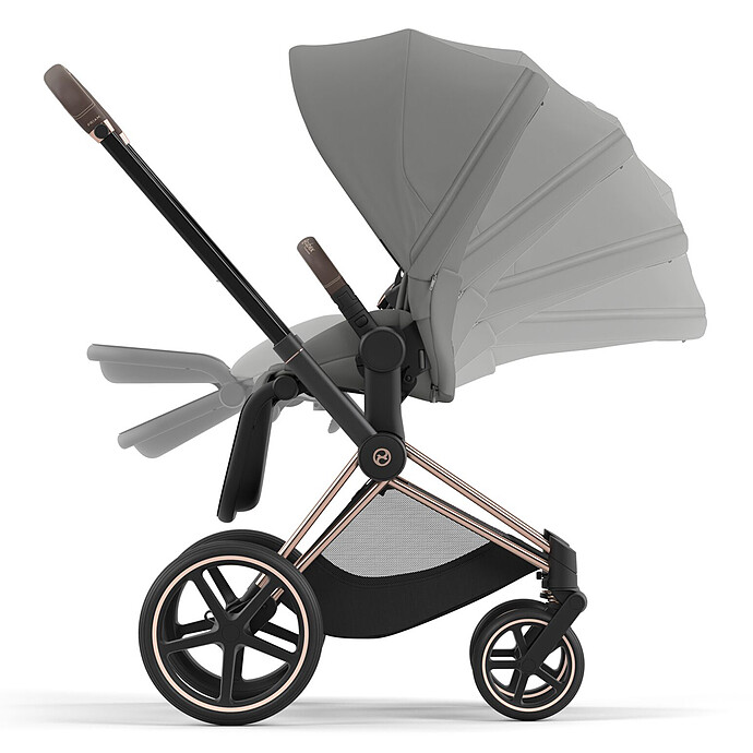 Habillage de Siège Priam 4 et e-Priam 2 - Mirage Grey Cybex