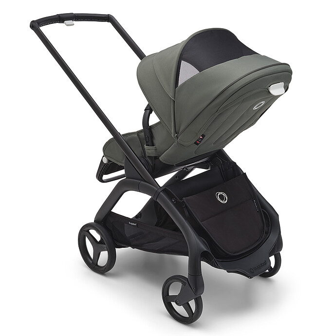 Avis Poussette Citadine Complète Dragonfly Châssis Noir - Vert Forêt