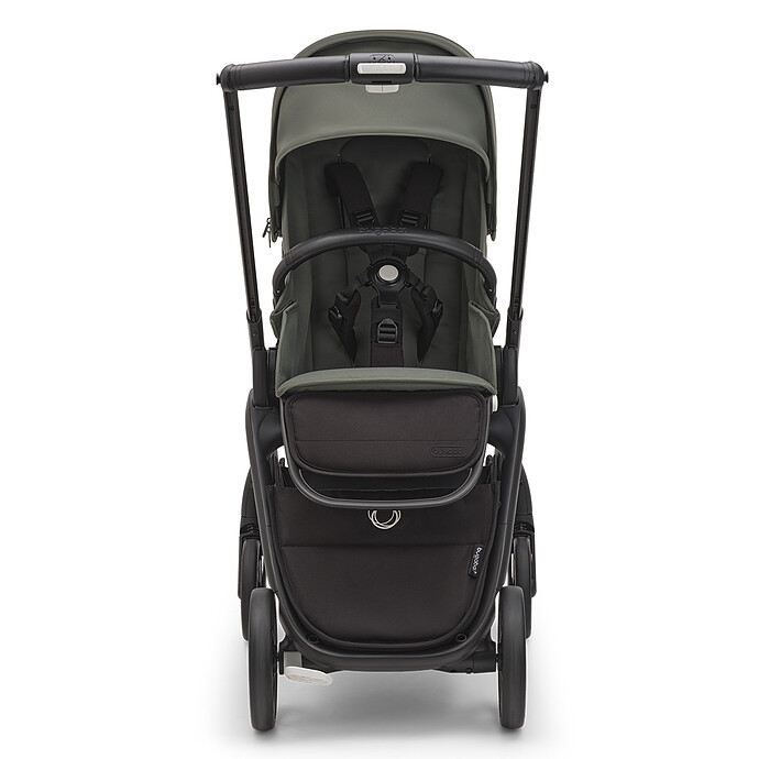 Achat Poussette Citadine Complète Dragonfly Châssis Noir - Vert Forêt