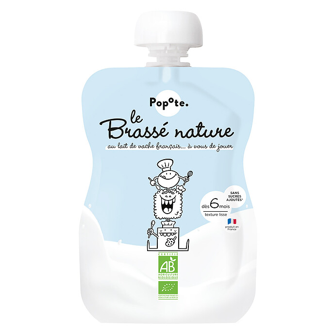 Gourde Repas Bio Brassé Nature - 100 g Popote