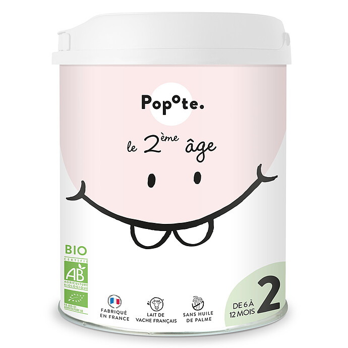 Lait 2ème Âge Bio - 800 g Popote