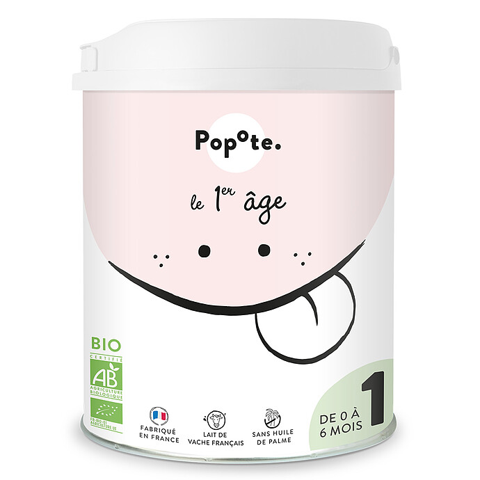 Lait 1er Âge Bio - 800 g Popote