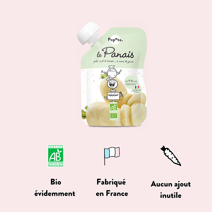 Avis Gourde Repas Bio Panais - 120 g