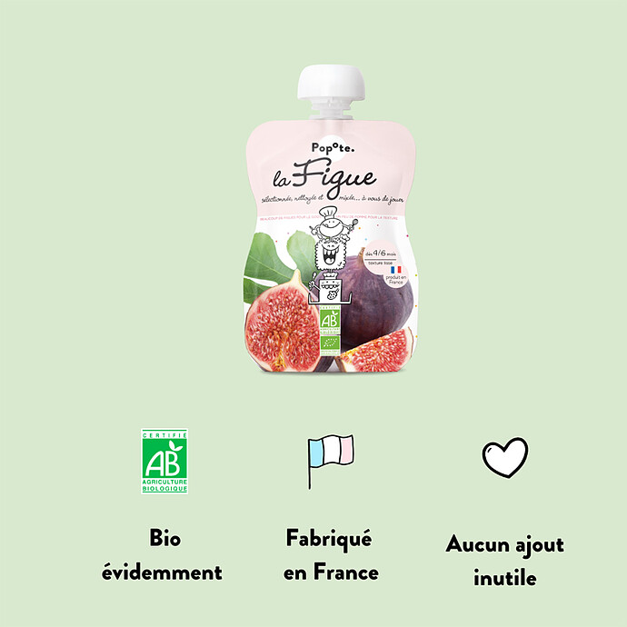Avis Gourde Repas Bio Figue - 120 g