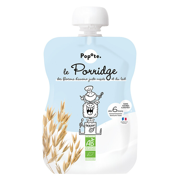 Gourde Repas Bio Porridge - 100 g Popote