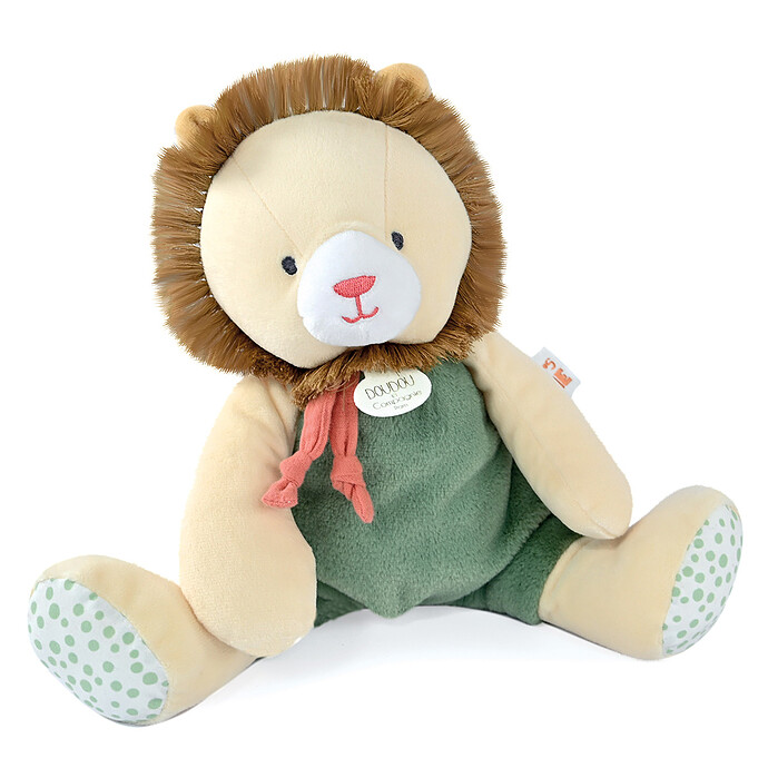 Peluche Lion Couleurs Savane Doudou et Compagnie
