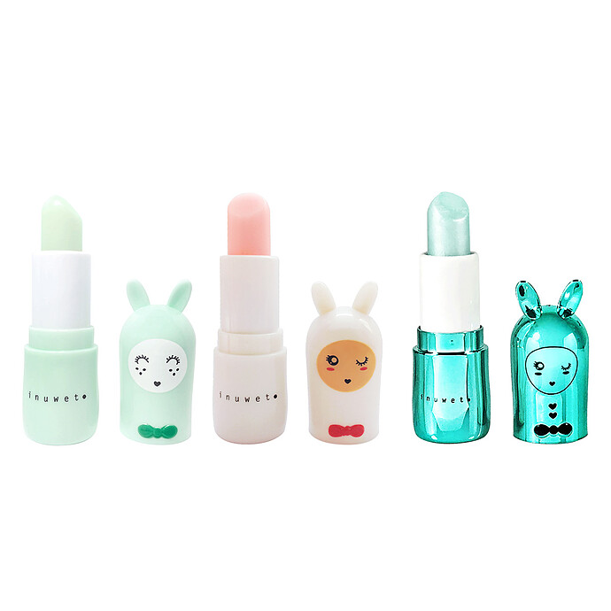 Trio de Baumes à Lèvres Lapin Seashell - 3 x 3,5 g inuwet