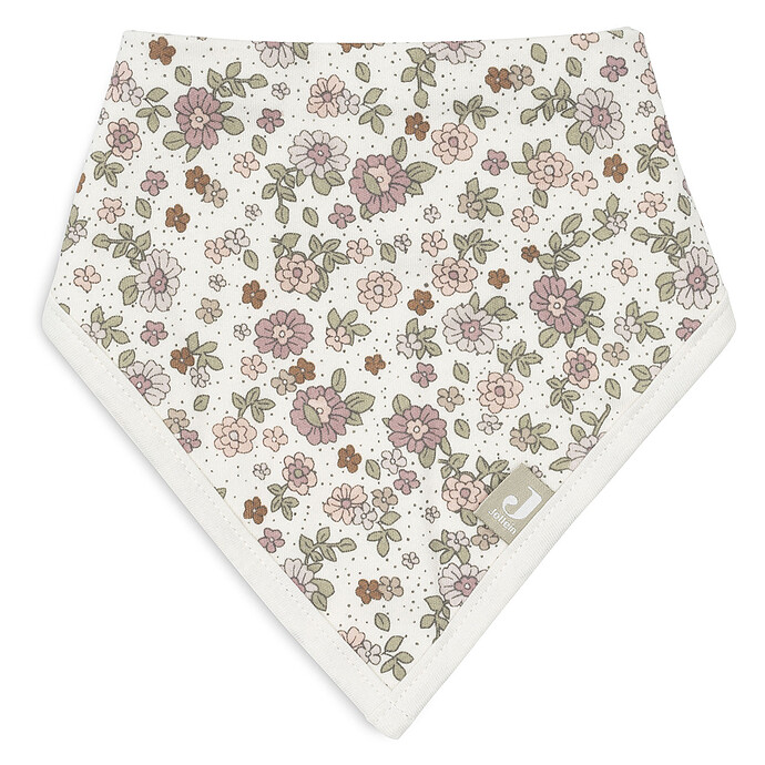 Lot de 2 Bavoirs Bandana - Retro Flowers Jollein