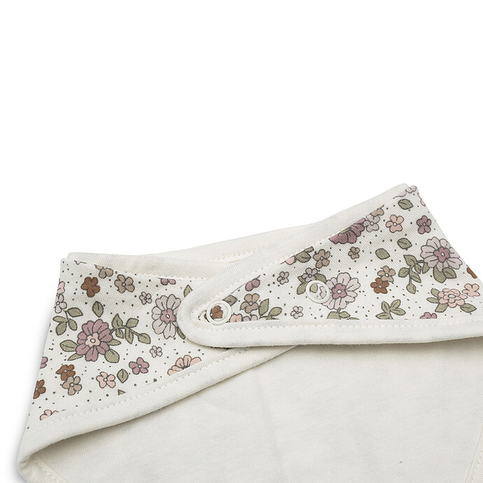 Avis Lot de 2 Bavoirs Bandana - Retro Flowers