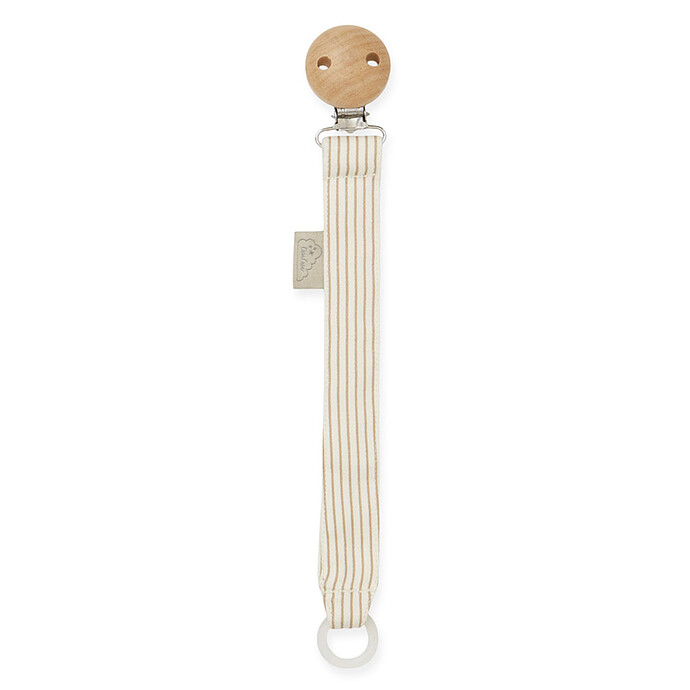 CamCam Copenhagen - Attache Sucette - Classic Stripes Camel