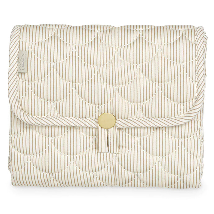 Matelas à Langer Nomade - Classic Stripes Camel Camcam Copenhagen