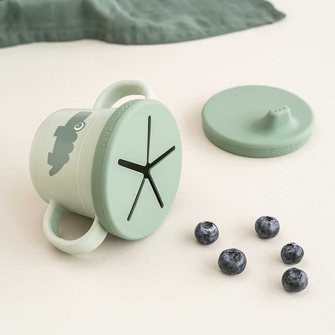 Avis Tasse d'Apprentissage & Snack Foodie - Croco Vert