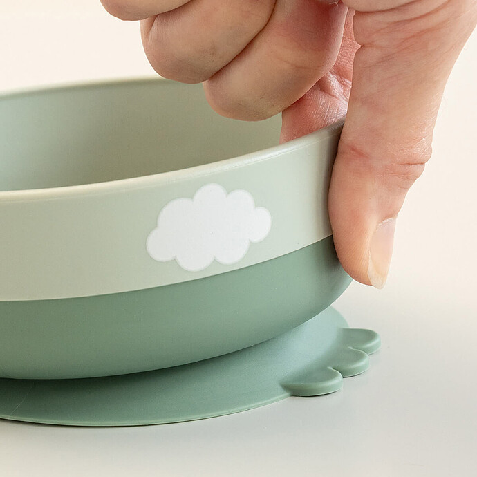 Avis Coffret Premier Repas 3 Pièces Foodie - Happy Clouds Verts