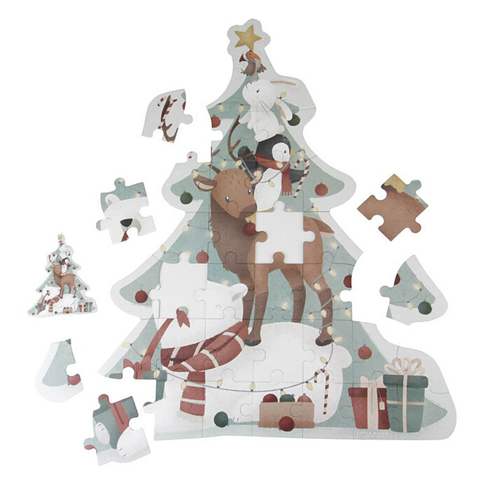 Puzzle Sapin de Noël XL Little Dutch