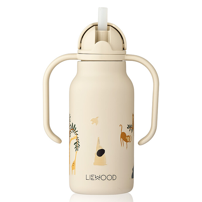 Gourde avec Poignées Kimmie All Together Sandy - 250 ml Liewood