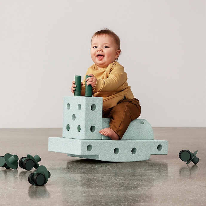 Jeu de Construction Evolutif Curiosity - Ocean Mint & Forest Green (MODU) - Image 2
