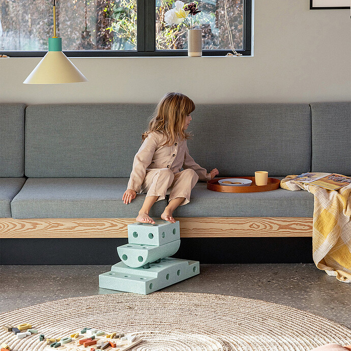 Jeu de Construction Evolutif Curiosity - Ocean Mint & Forest Green (MODU) - Image 5