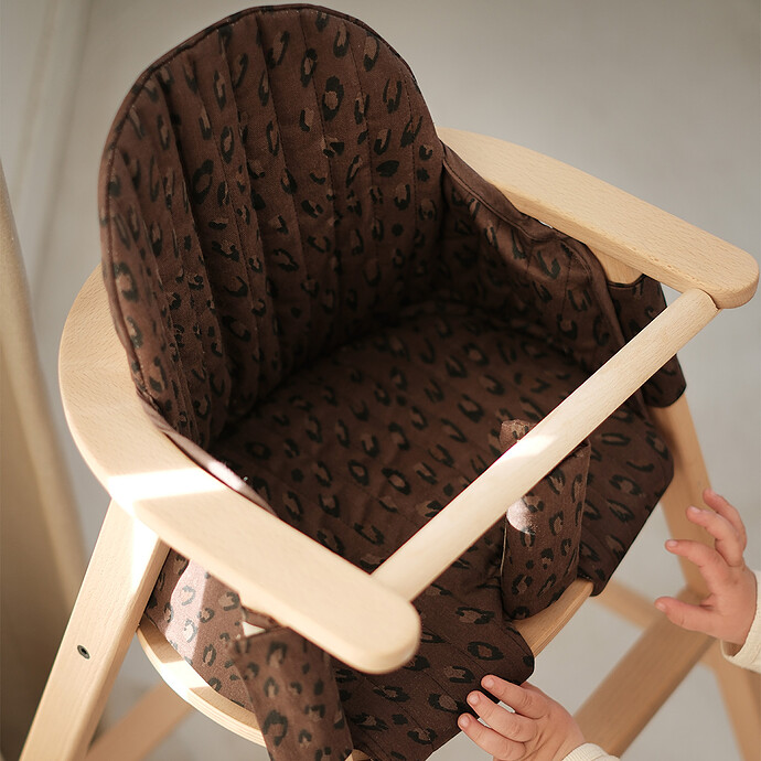 Coussin pour Chaise Haute Growing Green Hyde Park - Leonie Brown (Nobodinoz) - Image 3