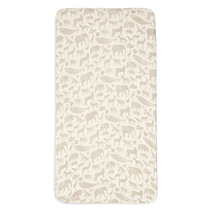 Avis Drap Housse Jersey Animals Nougat - 70-75 x 140-150 cm
