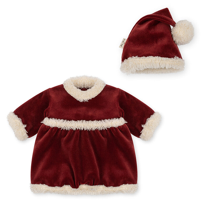 Robe de Noël pour Poupée - Jolly Red Konges Sløjd